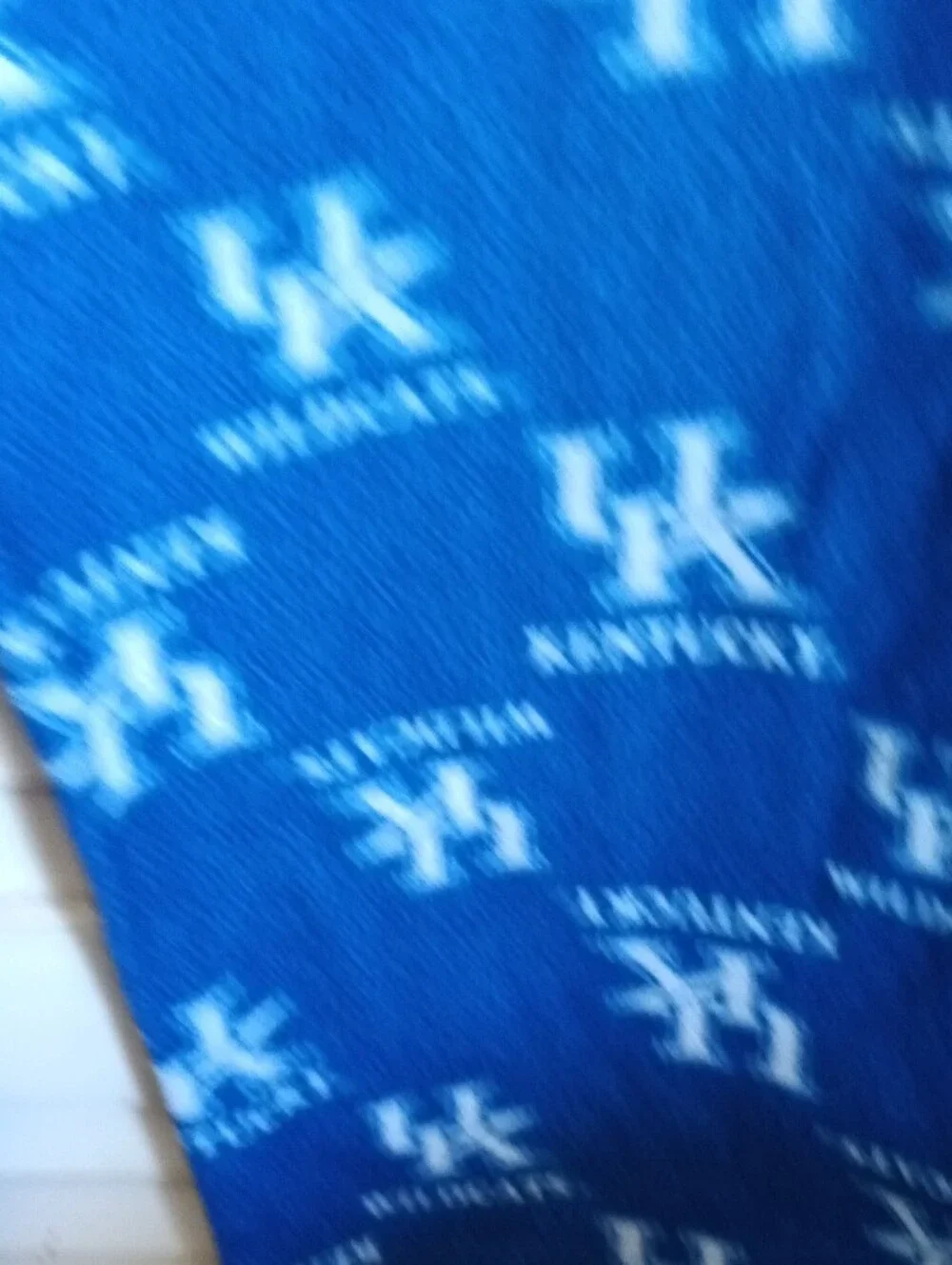 University of Kentucky Kids Blue Wildcats Fleece Pajama Pants - Team Logo Print